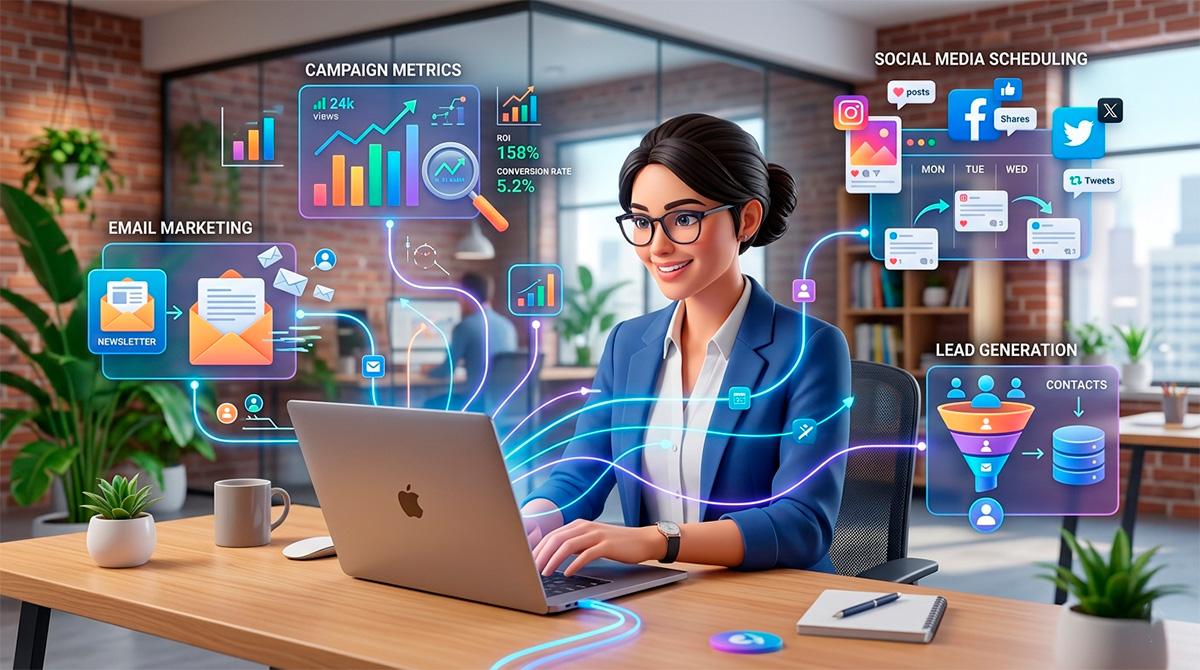 automação no marketing digital com ferramentas automatizadas
