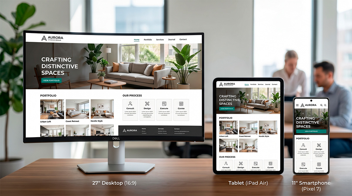 Interface digital adaptativa com IA ajustando layout automaticamente