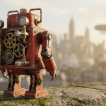 Da Imaginação ao Fotarrealismo: Desconstruindo o Prompt Perfeito para um Robô Retrô-Futurista no Midjourney V6