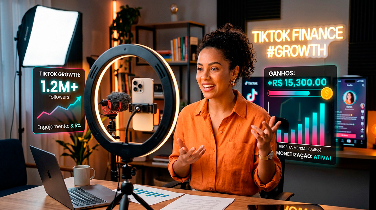 Como criar vídeos que aumentam ganhos no TikTok.