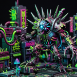 Domine o Midjourney: Desconstruindo um Personagem “Neonpunk Tinycore” Híbrido