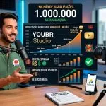 1 milhão de views no YouTube: quanto dinheiro isso realmente pode gerar?