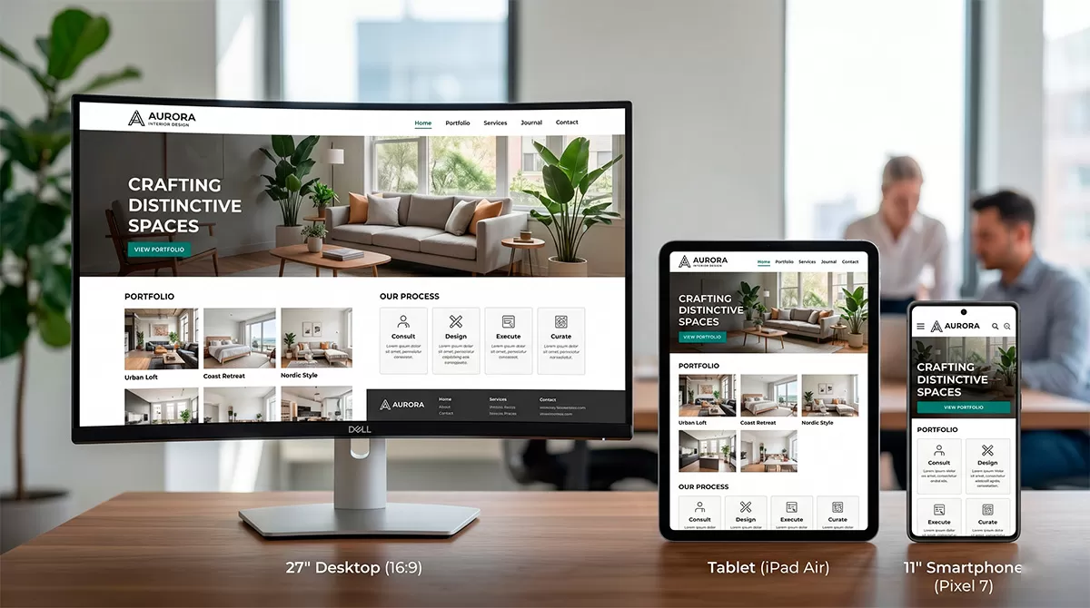 Interface digital adaptativa com IA ajustando layout automaticamente